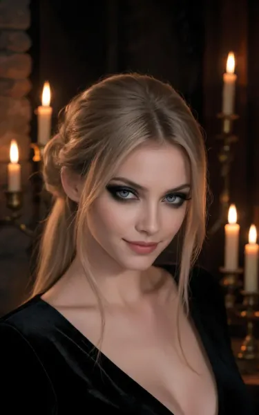 Non-explicit adult fictional AI model Delphinea