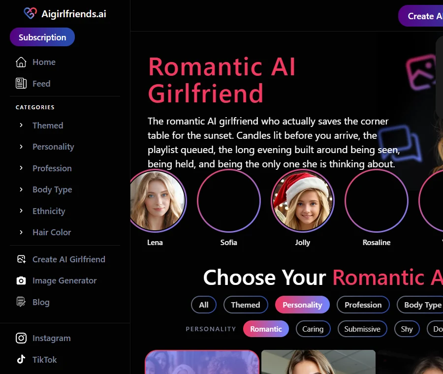 Source interface capture: Aigf Romantic